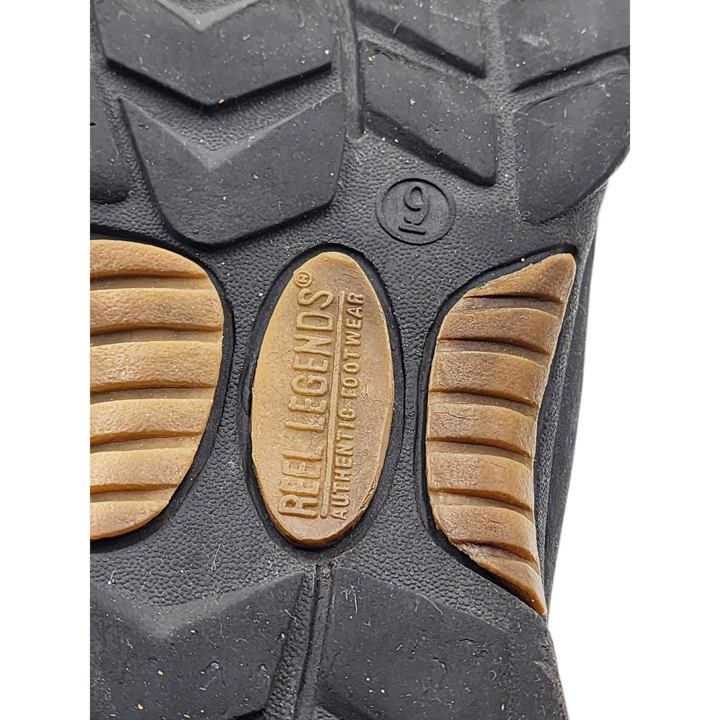 Reel Legends Sandals Fisherman Mens Size 9M Wolf Leather Outdoor Adjustable