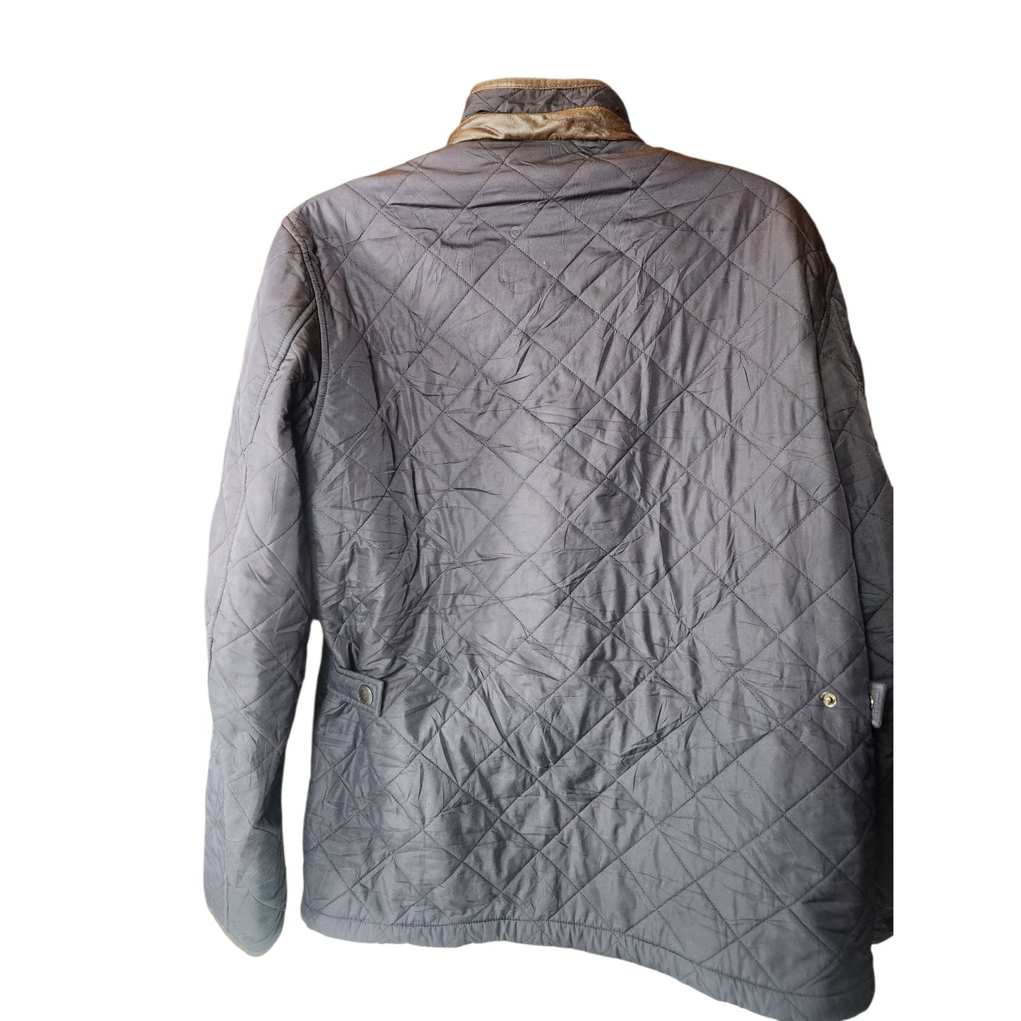 Barbour Quilted Jacket Mens Medium Navy Blue Classic Country Heritage British