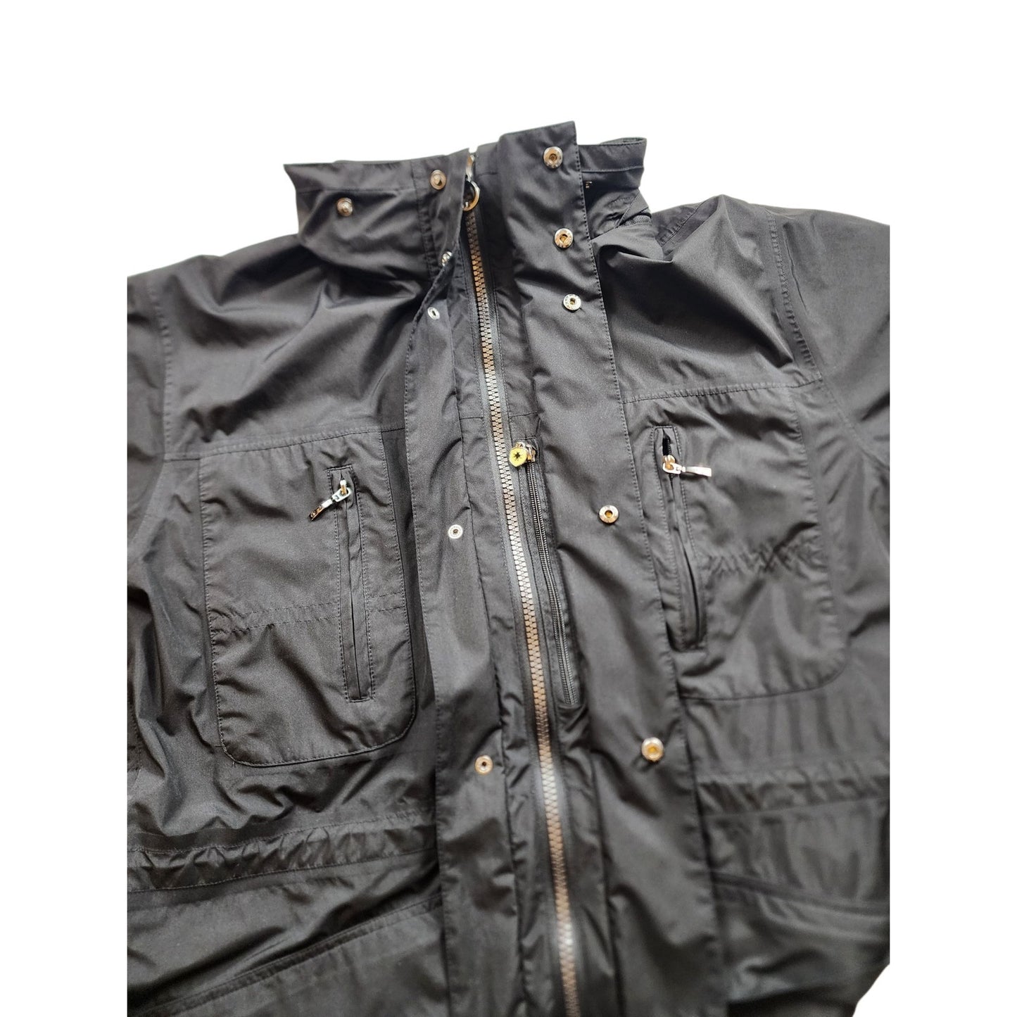 Wellensteyn Jacket Men Large Hood Windbreaker Utility German Gorpcore GolfJacke