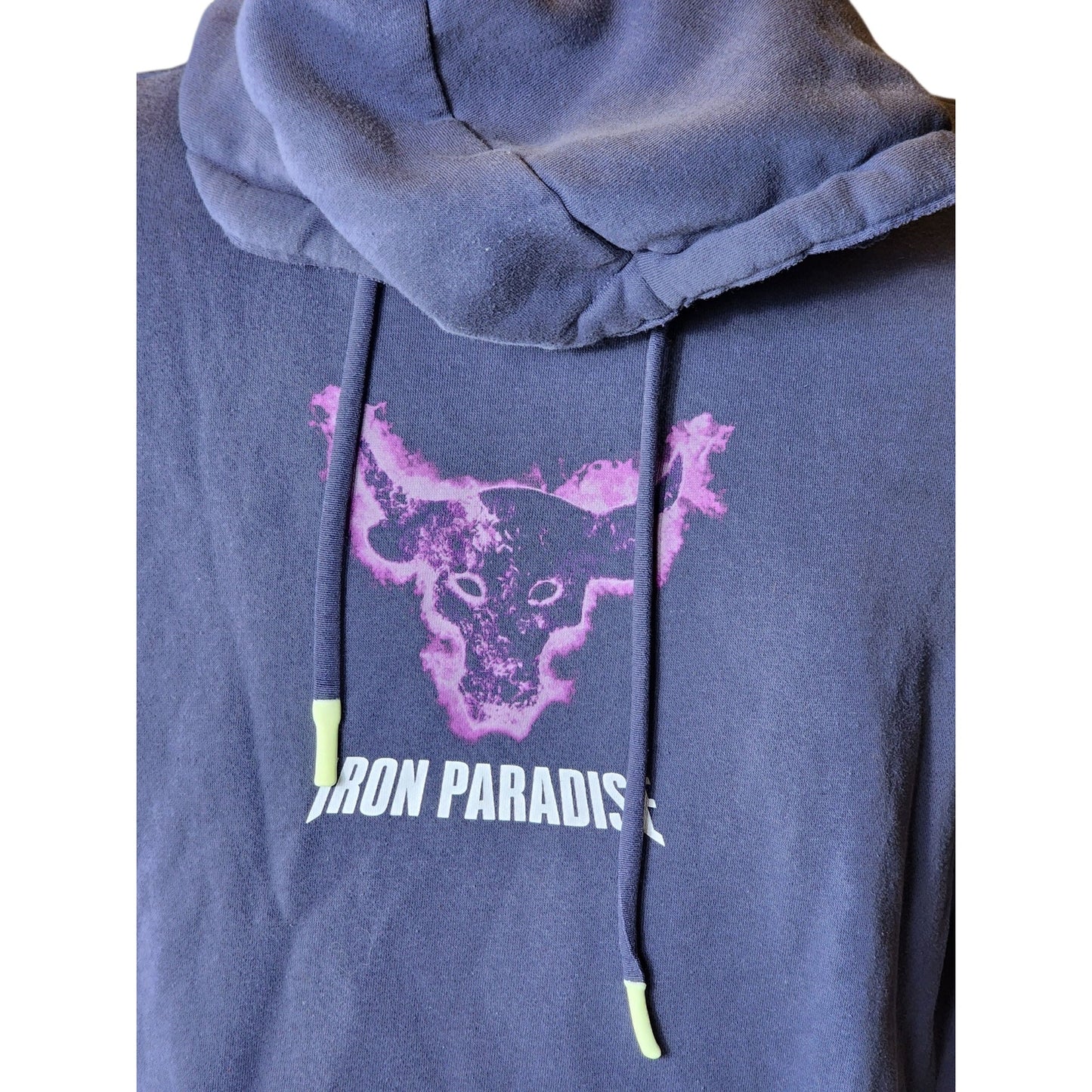 Under Armour Hoodie Project Rock Iron Paradise Men Medium ShortSleeve Sweatshirt
