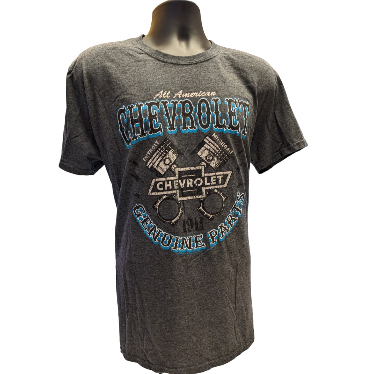 Chevrolet T Shirt Mens XL Gildan Softstyle All American Graphic Tee Ring Spun