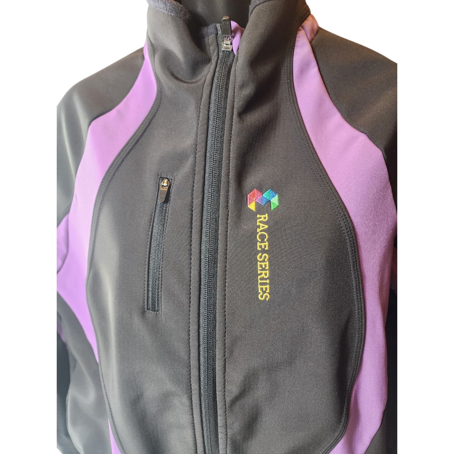 Team Ortho Jacket Womens Large Race Softshell Running Windbreaker Marathon