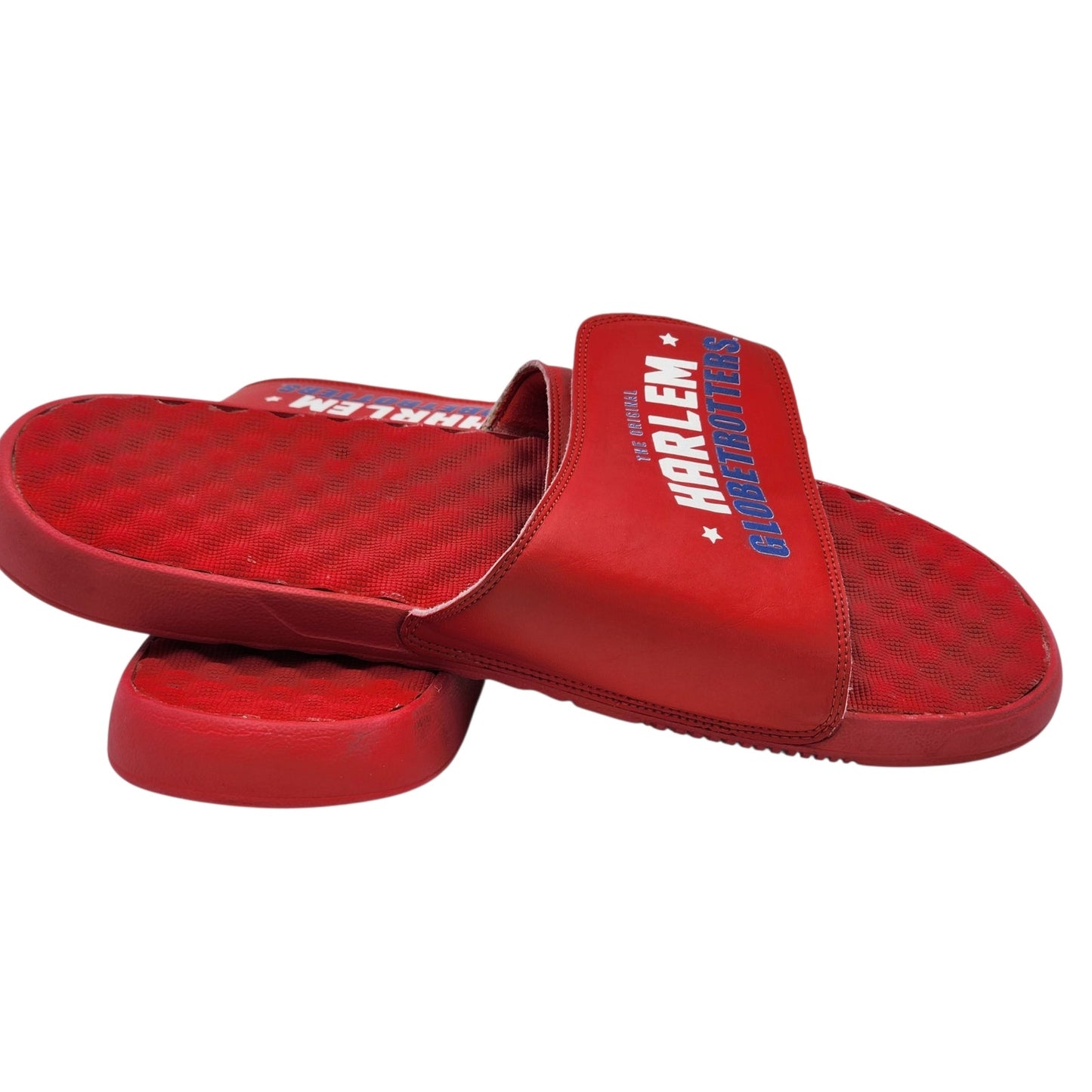 Harlem Globetrotters iSlide Sandals Men 14-15 Basketball Team #45 Rare 475433-11