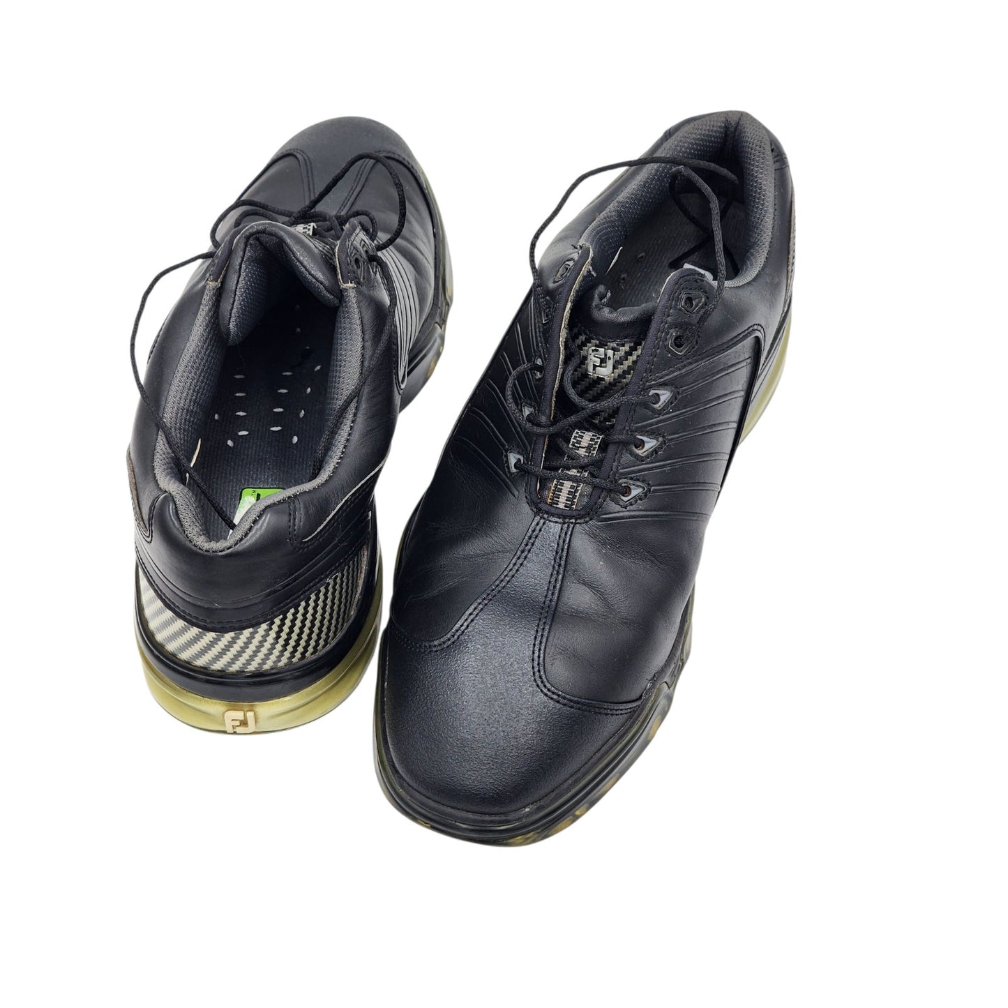 FootJoy Sport Golf Shoes Mens 11M Leather Flex Zone Spikes Cleats Athletic 53145