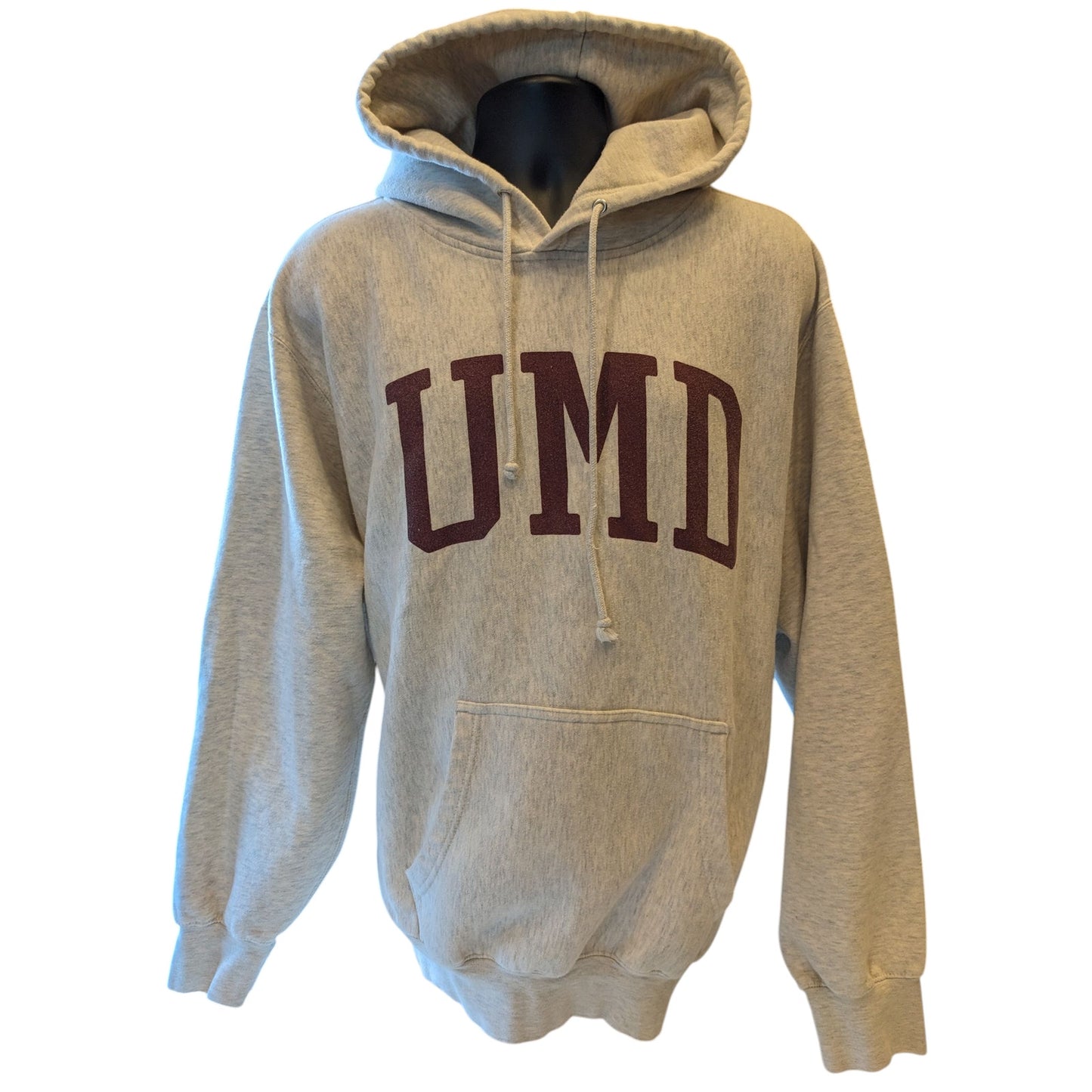 MV Sport Pro-Weave Hoodie Men XL Gray UMD University Pullover Sweatshirt College