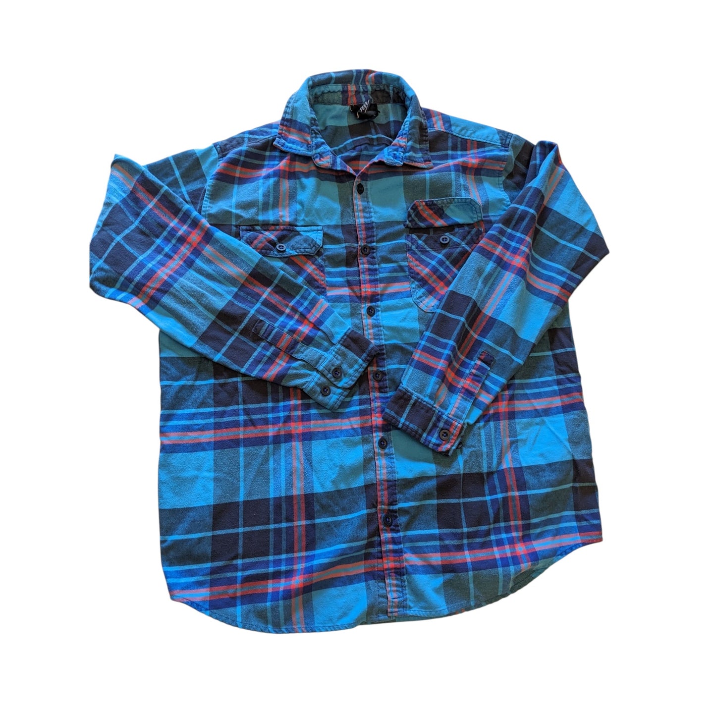 Burton Flannel Shirt Mens Large Plaid Button Up Long Sleeve Snowboarding Style