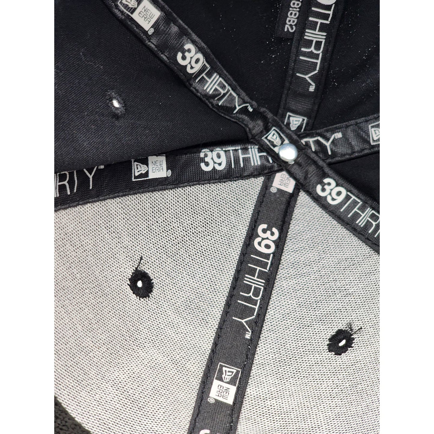 Philadelphia Eagles Hat New Era NFL 39thirty Baseball Cap Black Teal Size Large