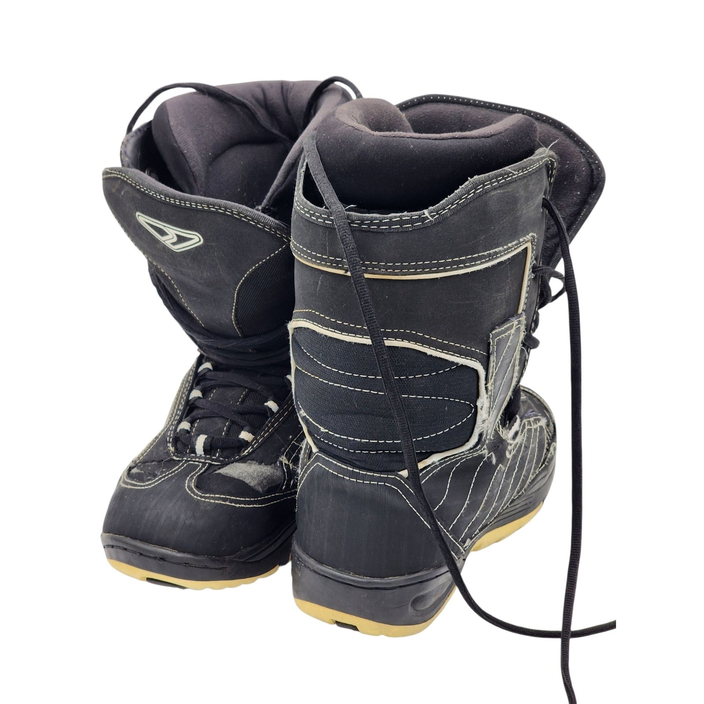 FXR Boots Mens 9 Black Rugged Winter Sport Footwear Lace Up Snowmobile