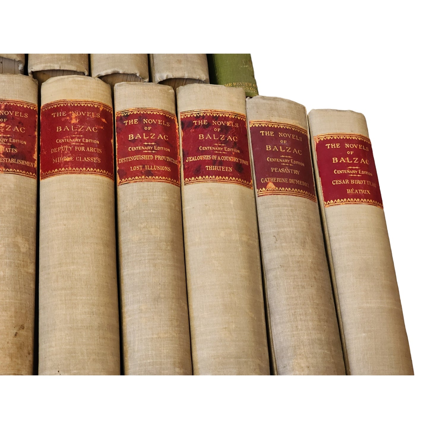 Novels of Balzac Centenary Edition 15 Vol Set Library Antiquarian Antique 1899