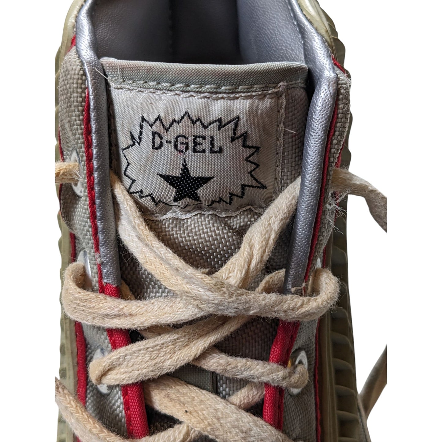D-Gel Broomball High Top Shoes Unisex EU 37 Mens US 5 Womens 7 Sneakers Vintage