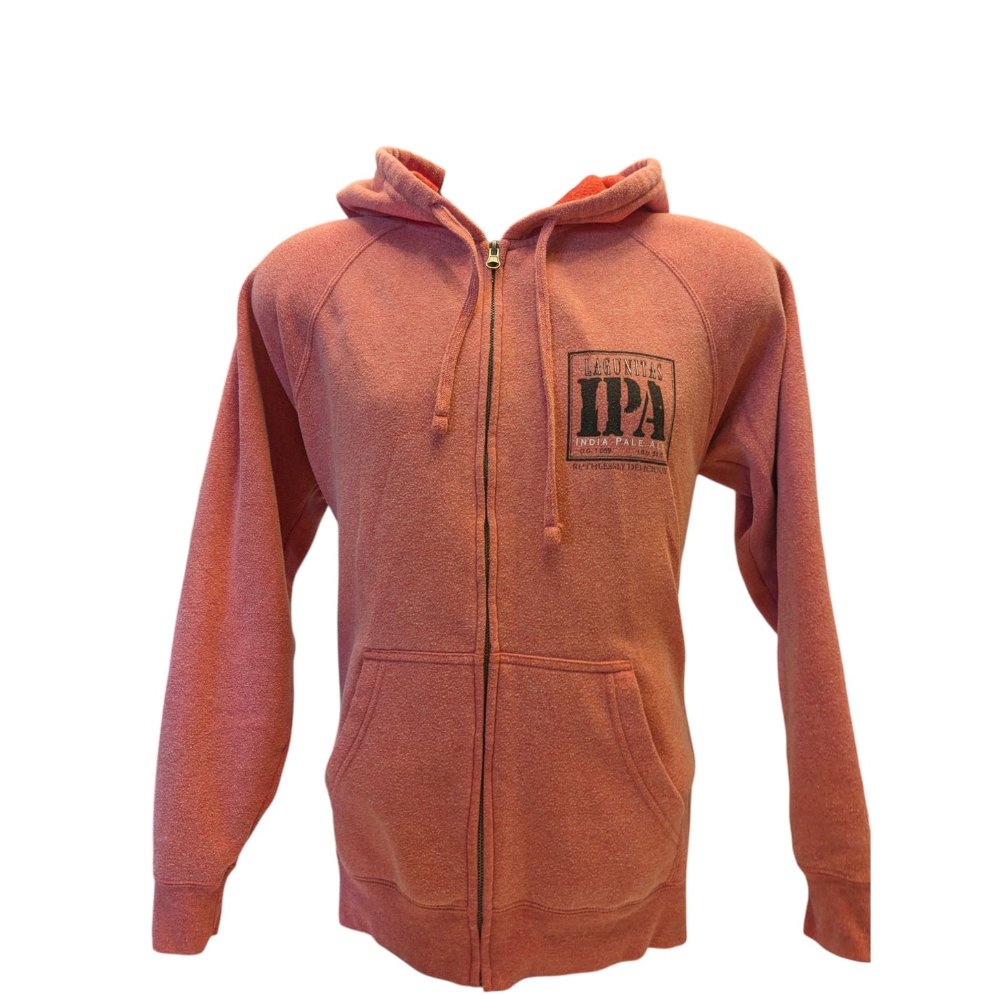 Lagunitas IPA Hoodie Independent Trading Co Mens Small Full Zip Beer Graphic