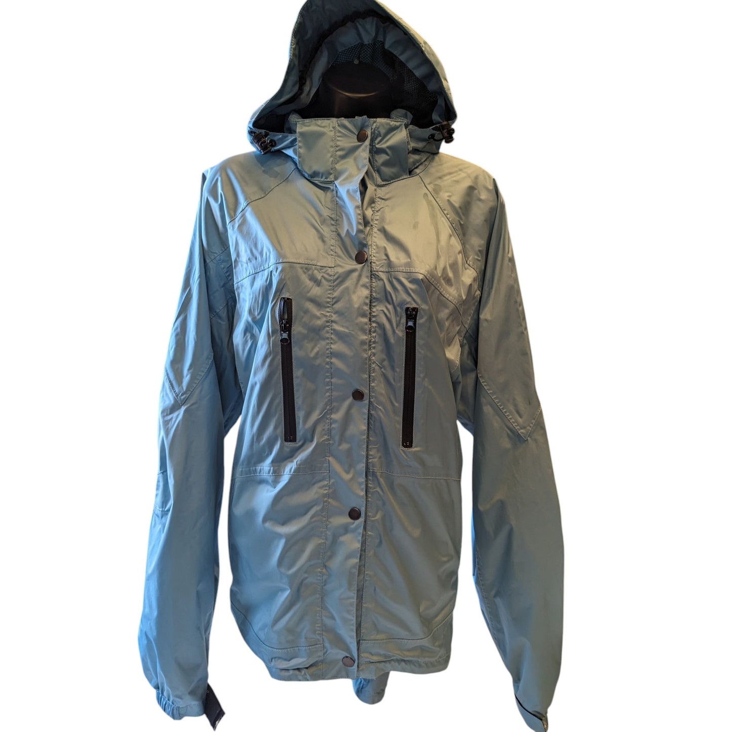 Mossi Racing Jacket Women XXL Hooded Winter Snow Parka Drawstring Windbreaker