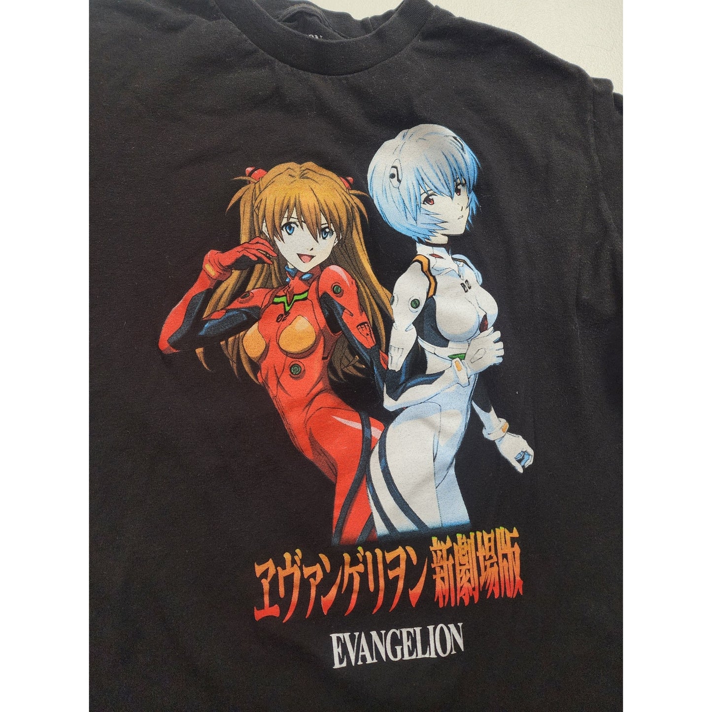 Evangelion Anime T Shirt Women Small Youth XL Rei Asuka Neon Genesis Graphic