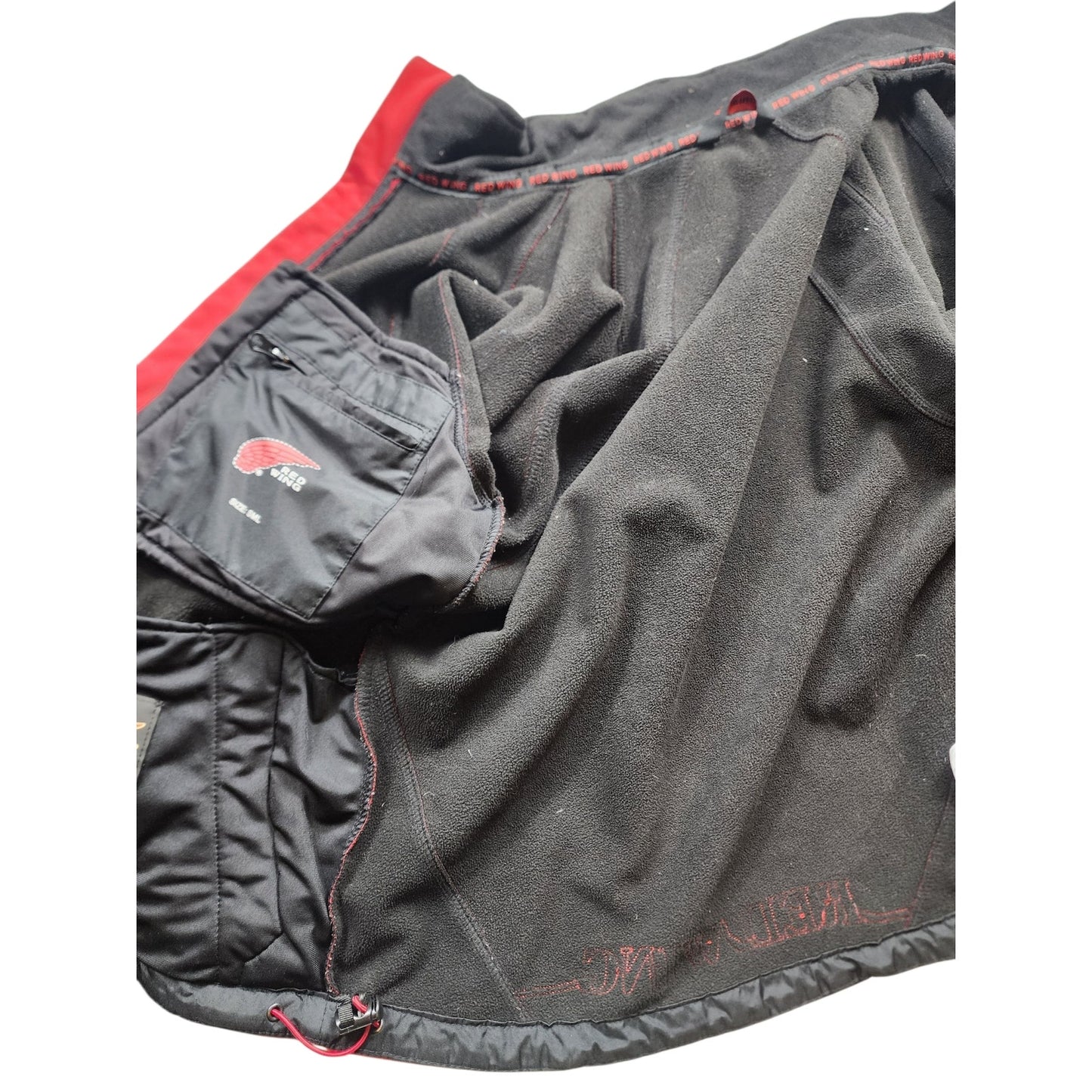 Red Wing Soft Shell Jacket Men Small Waterproof Windproof Workwear Fleece Lined