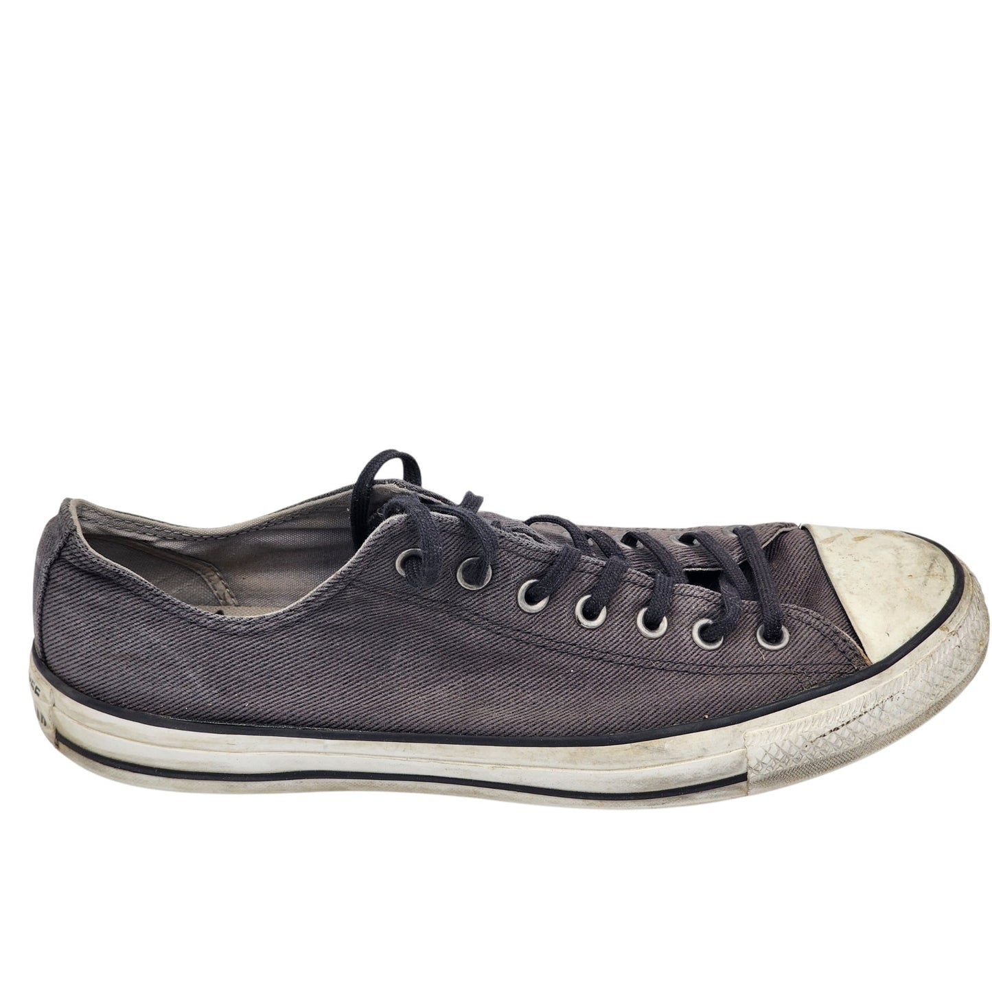 Converse Chuck Taylor Low Top Shoes Mens 12 Womens 14 Gray Grunge Skater 150350F