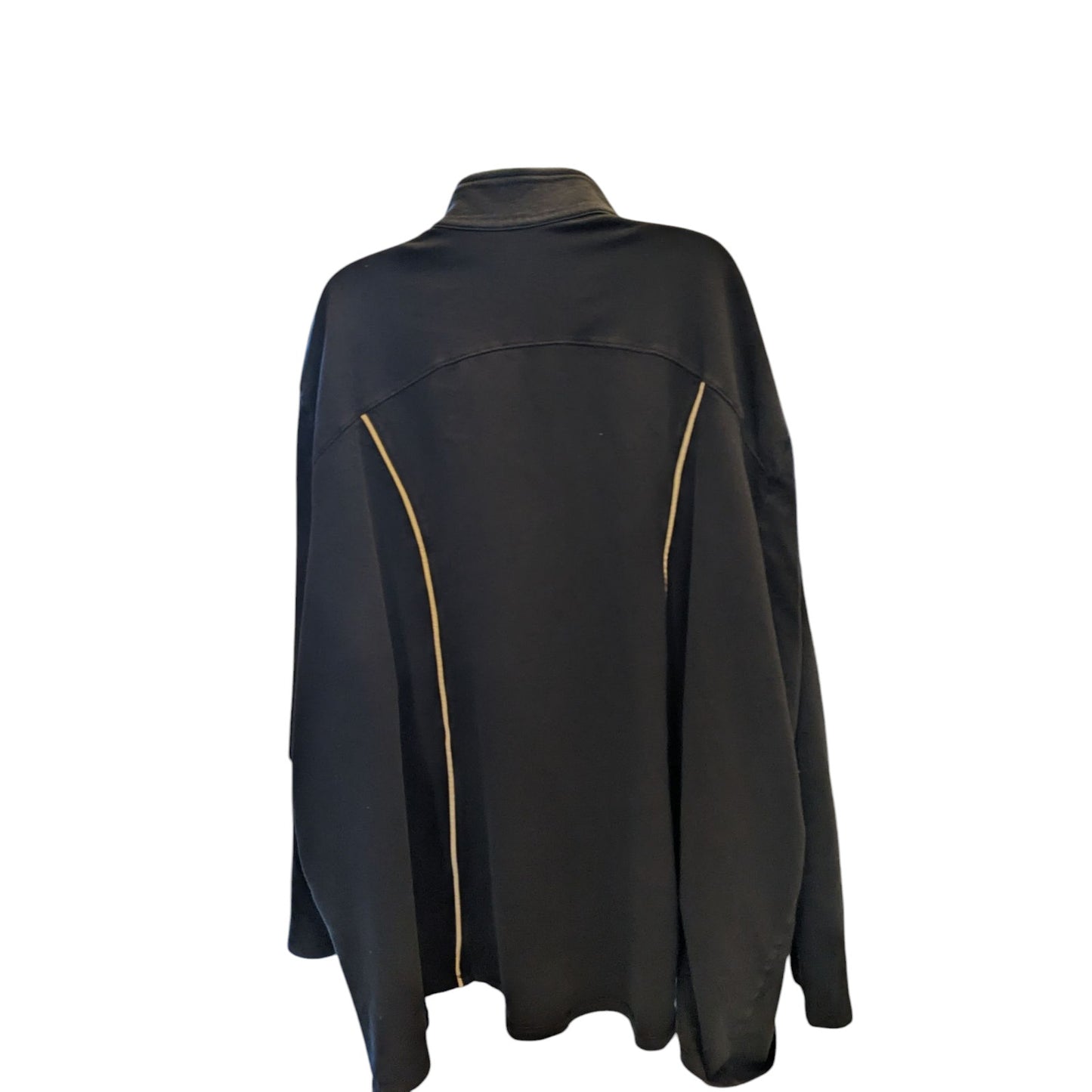 Catherines Top Womens 5X Track Jacket Zip Plus Size 34/36W Rhinestone Activewear