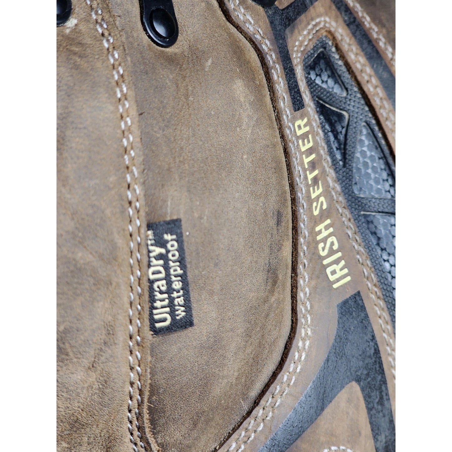 Irish Setter Boots Men 11.5 Work UltraDry Waterproof 83628 Leather Safety Hiking