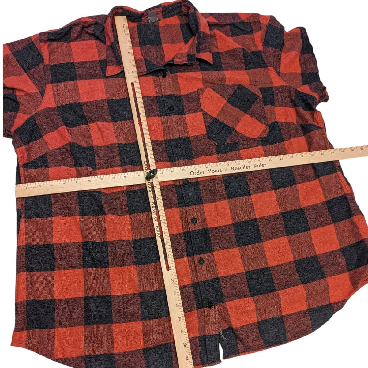 Eddie Bauer Women’s 3X Flannel Shirt Plaid Button Up Buffalo Check