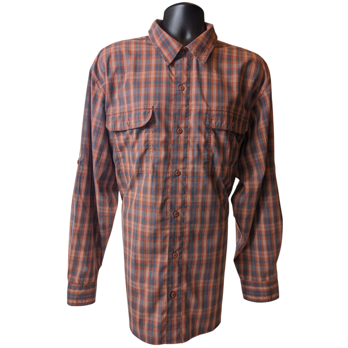 Redhead Shirt Mens 2XL Plaid Long Sleeve Button Up Hiking Outdoor Top Hunting