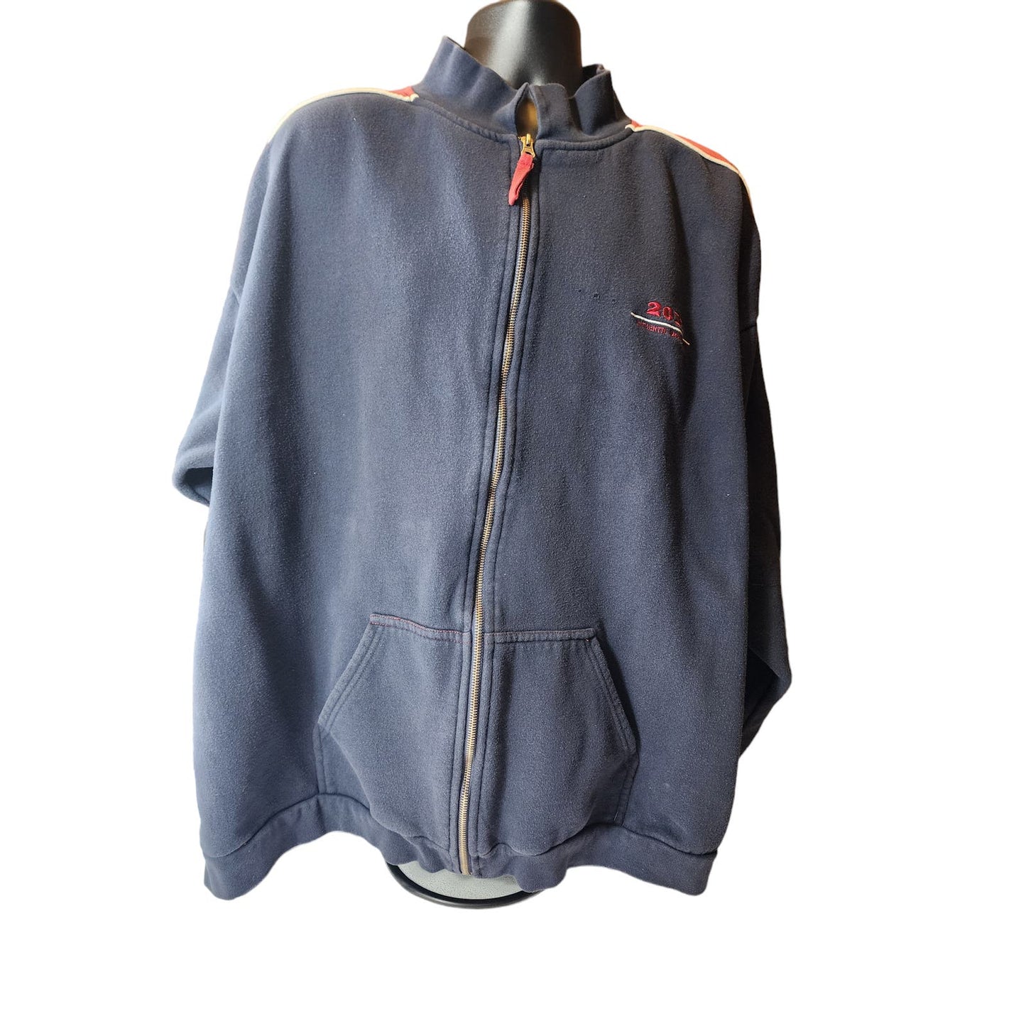 Vintage Wrangler Twenty X Sweater Jacket Mens Size XXL Full Zip Fleece Sporty