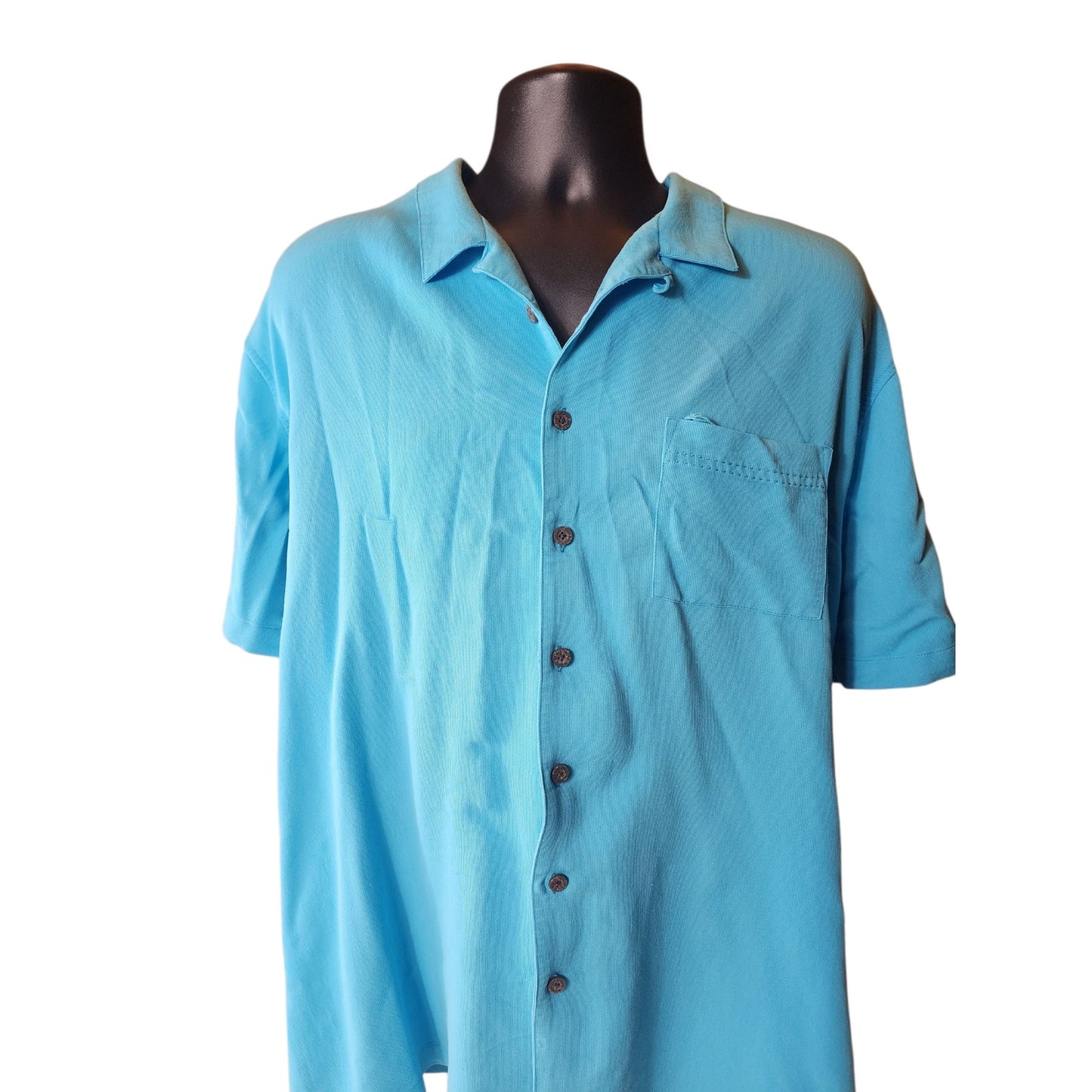 Island Passport Shirt Men 3XL Short Sleeve Button Rayon Light Summer Resort
