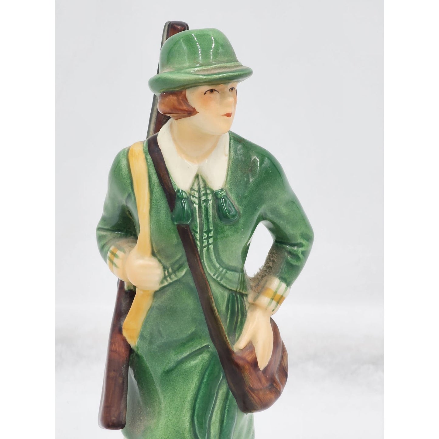 Goebel West Germany To The Hunt 1913 Female European Hunting Figurine 8"