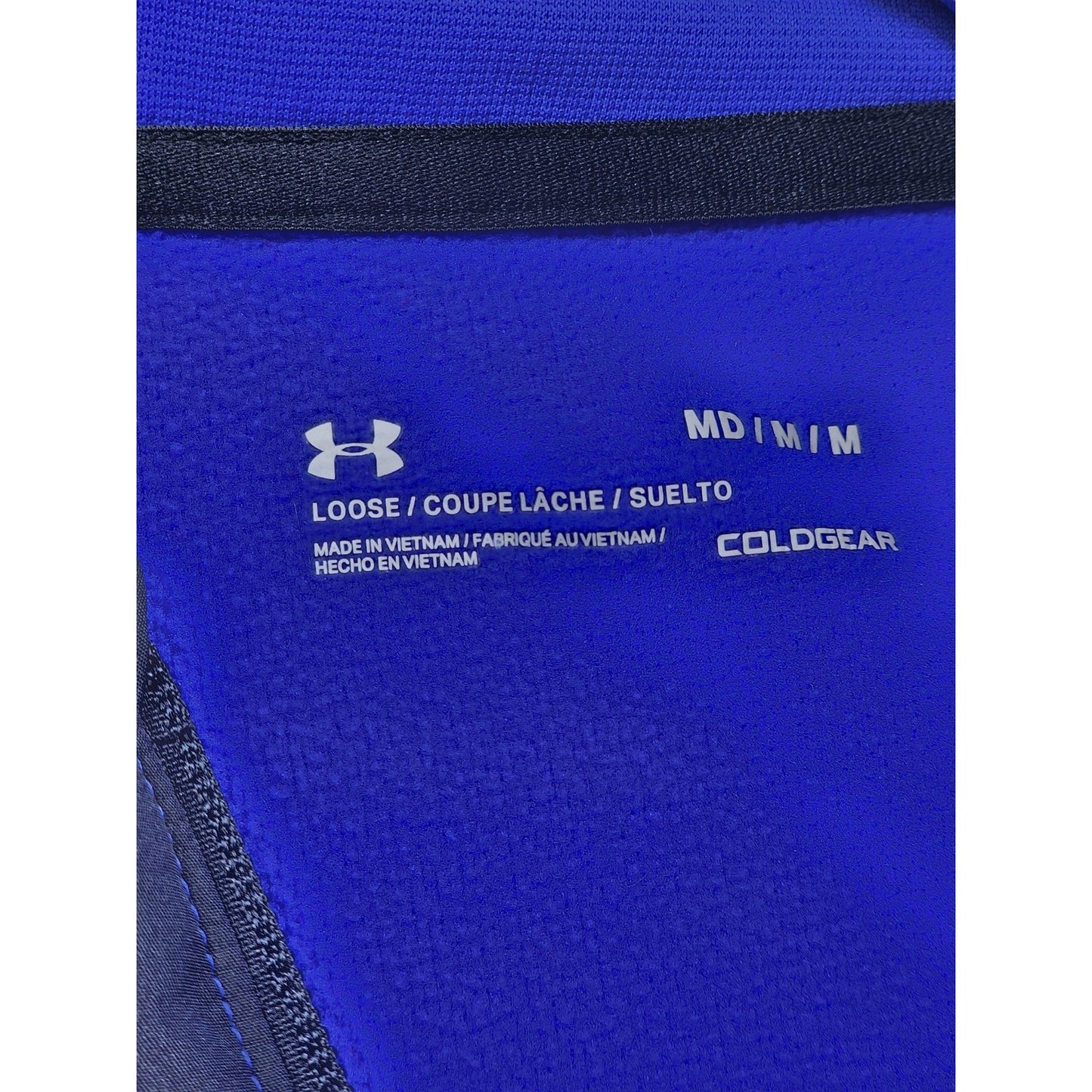 Under Armour ColdGear Mens Medium Pullover Athletic Sweatshirt Kangaroo Pocket