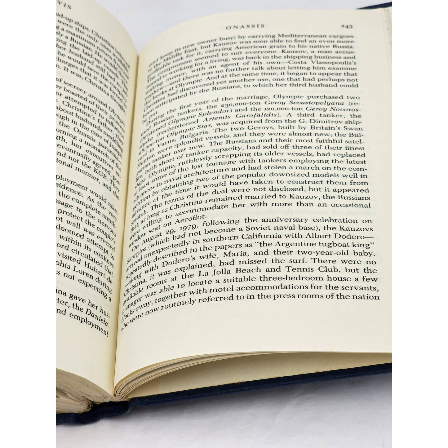 Onassis Aristotle Christina By Davis 1st Edition Business Biography Vintage 1986