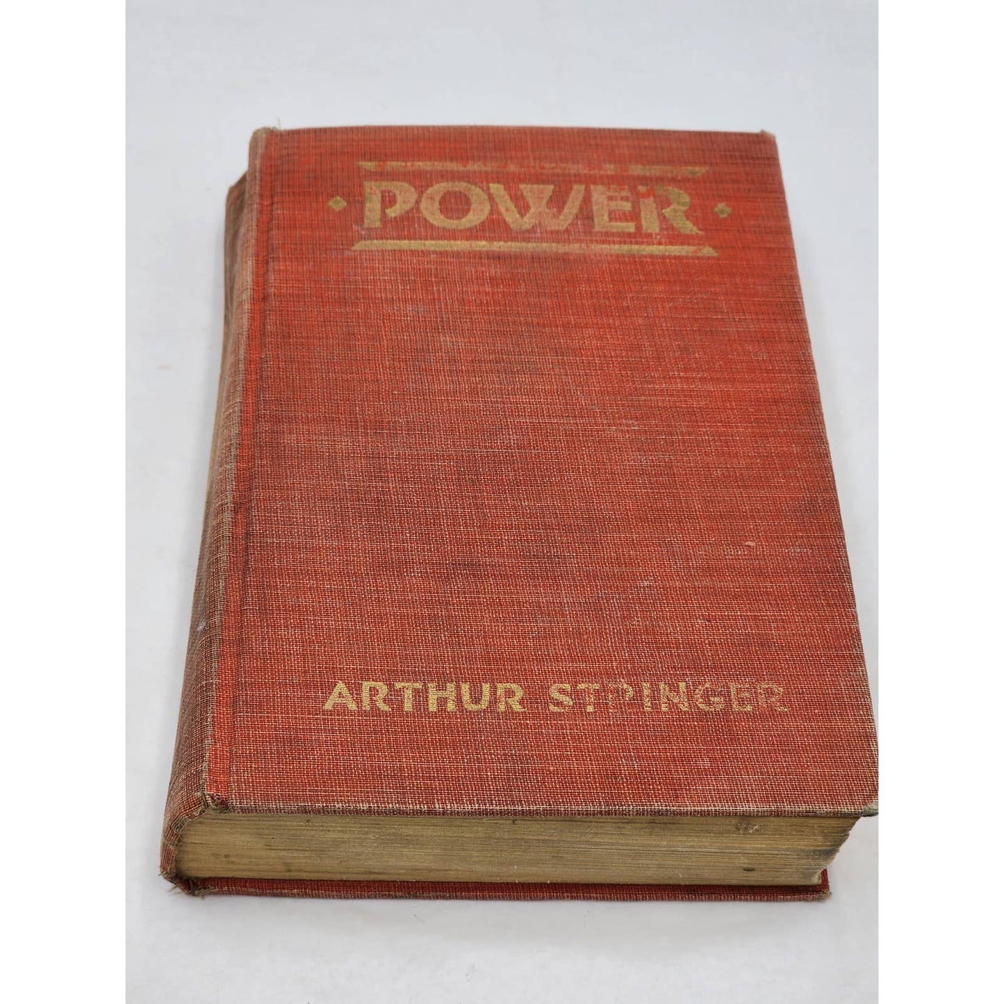 Power By Arthur Stringer Railroad Antique Antiquarian 1925