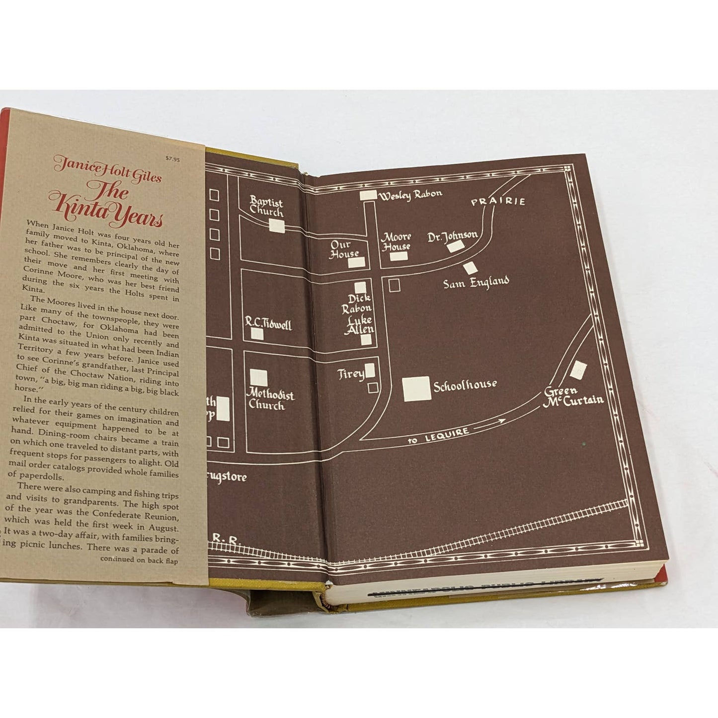 Kinta Years By Janice Holt Giles Vintage First Printing Childhood Biography 1973