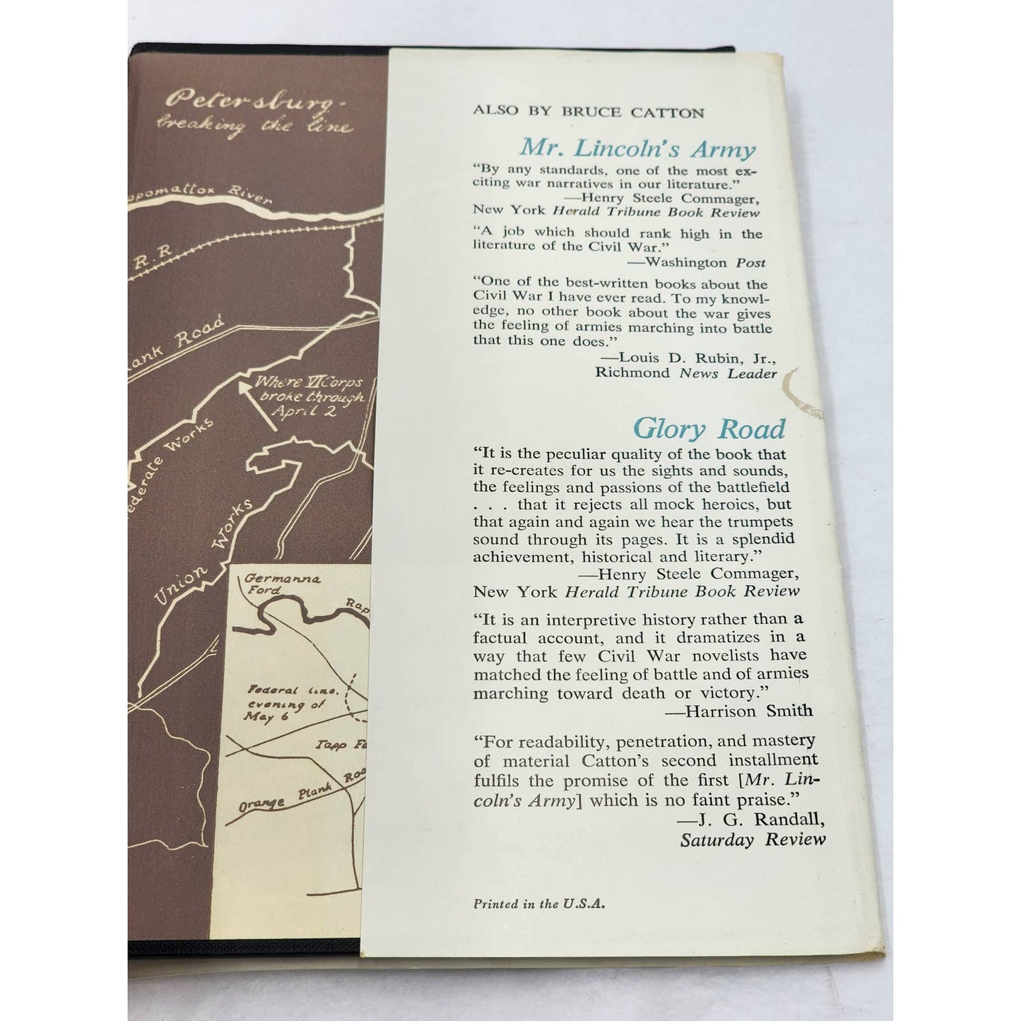 A Stillness At Appomattox By Bruce Catton Pulitzer Prize History Vintage 1957