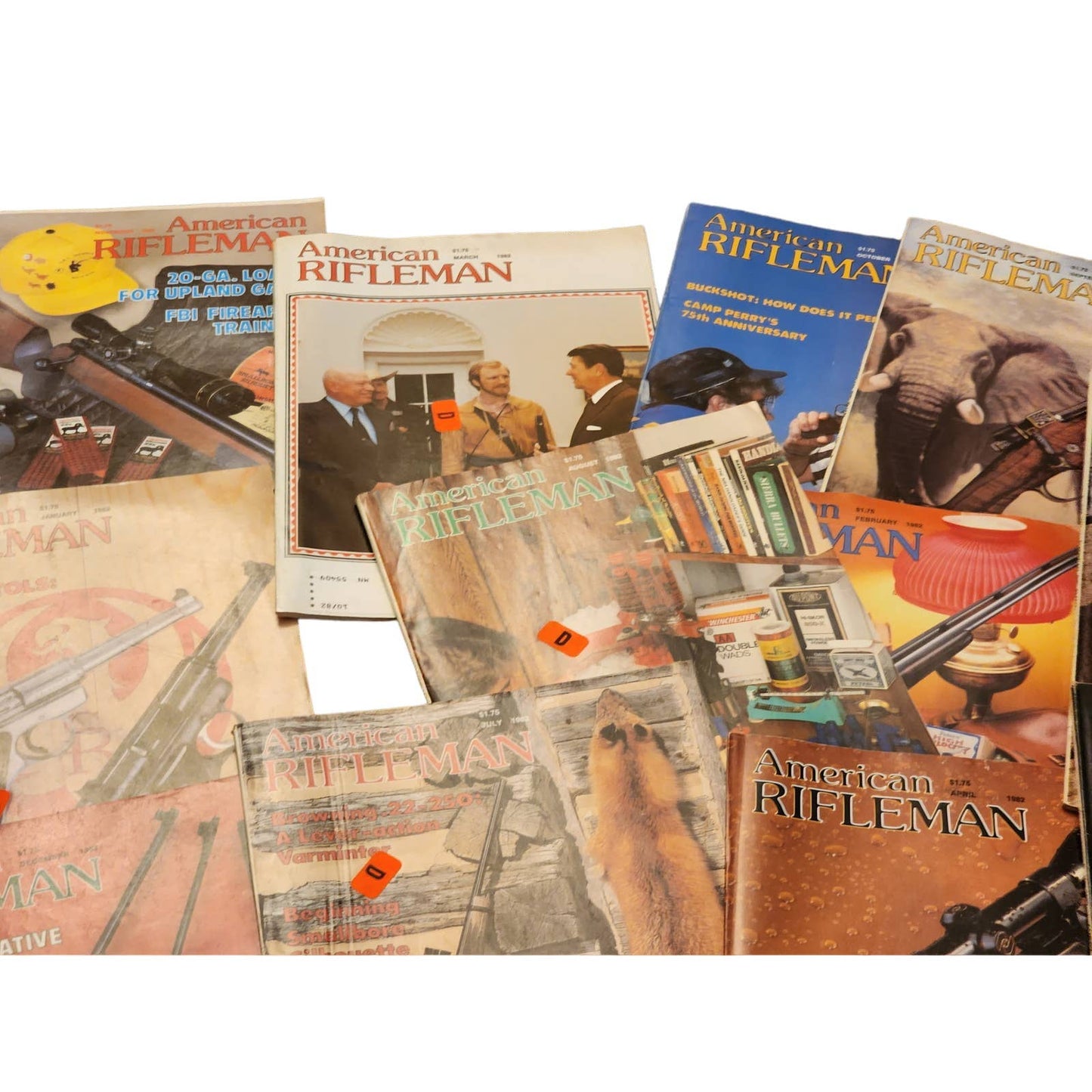 1982 The American Rifleman Magazine Lot 12 Vintage American History Hunting NRA