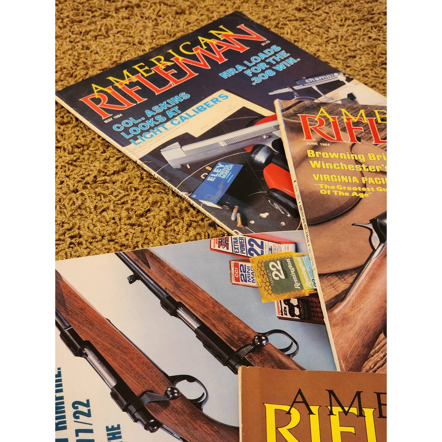 1984 The American Rifleman Magazine Lot 12 Vintage American History Hunting NRA