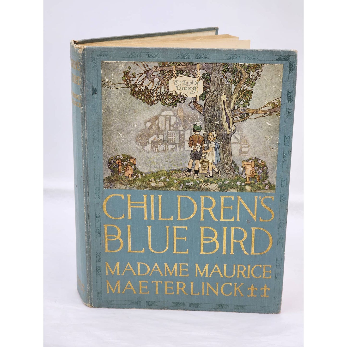 Childrens Blue Bird By Georgette LeBlanc First Edition Antique Antiquarian 1913