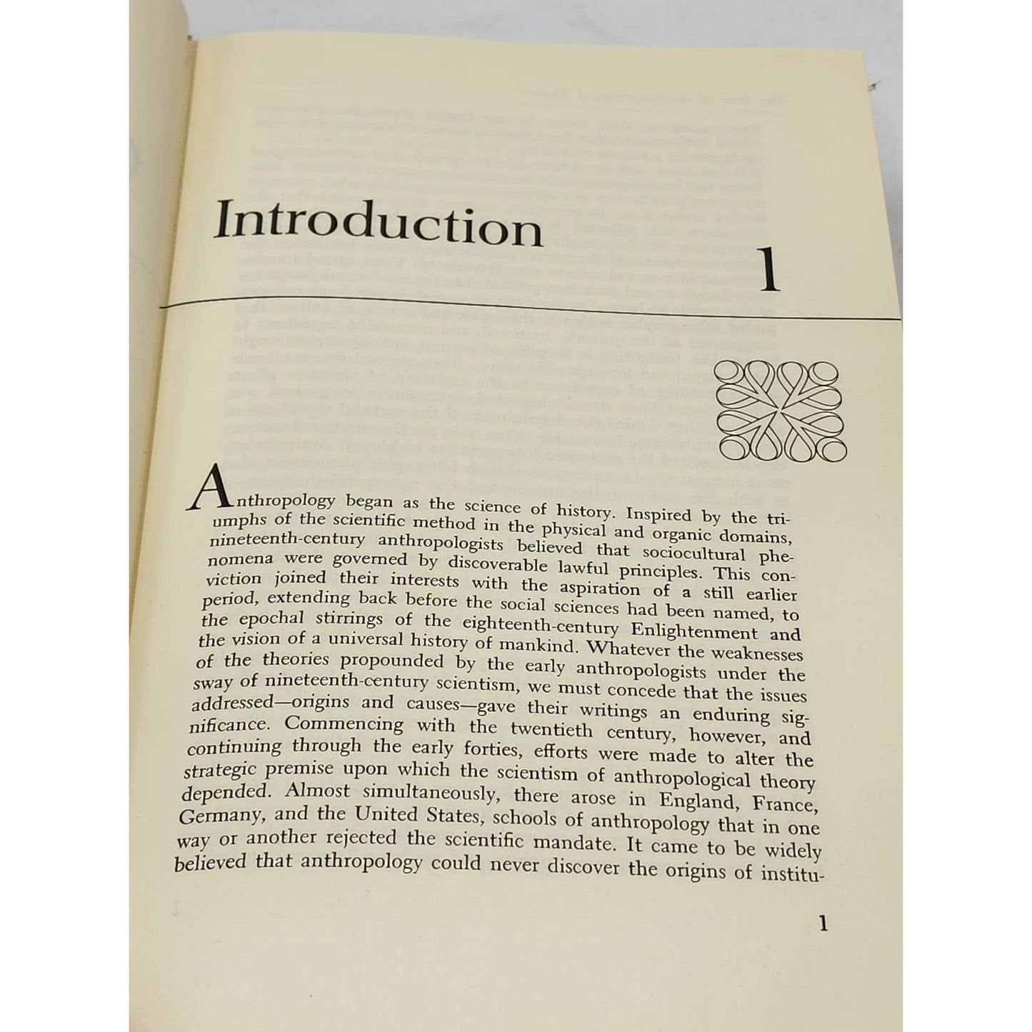 Rise Anthropological Theory History Theories Culture Marvin Harris Vintage 1968