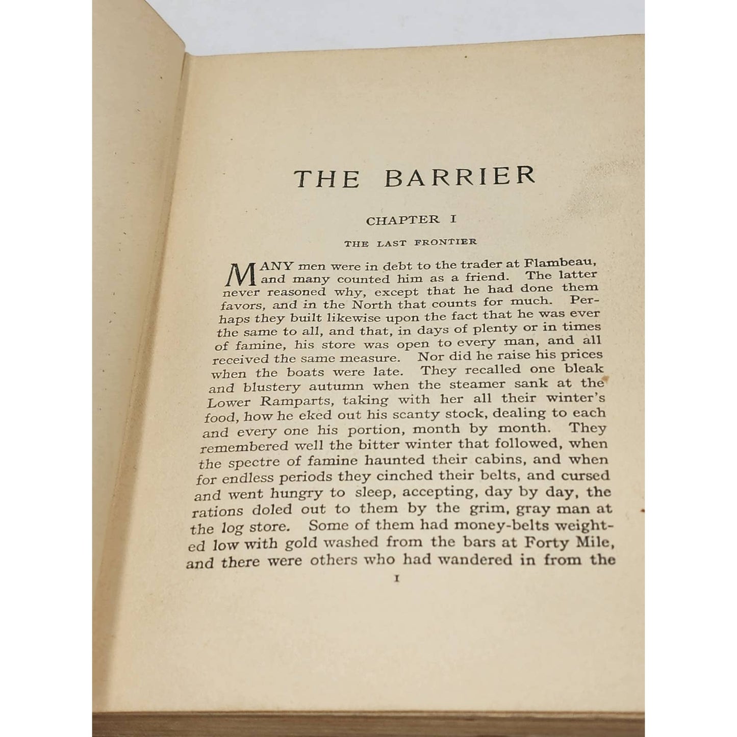 Barrier Rex Beach Flambeau Alaska Vintage Adventure Love Novel Antiquarian 1908