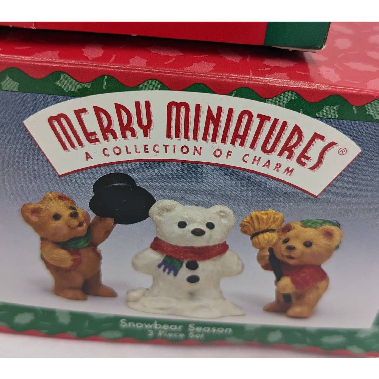 Hallmark Ornaments Vintage Keepsake Bright Playful Cinnamon Bear Snowbear W/Box