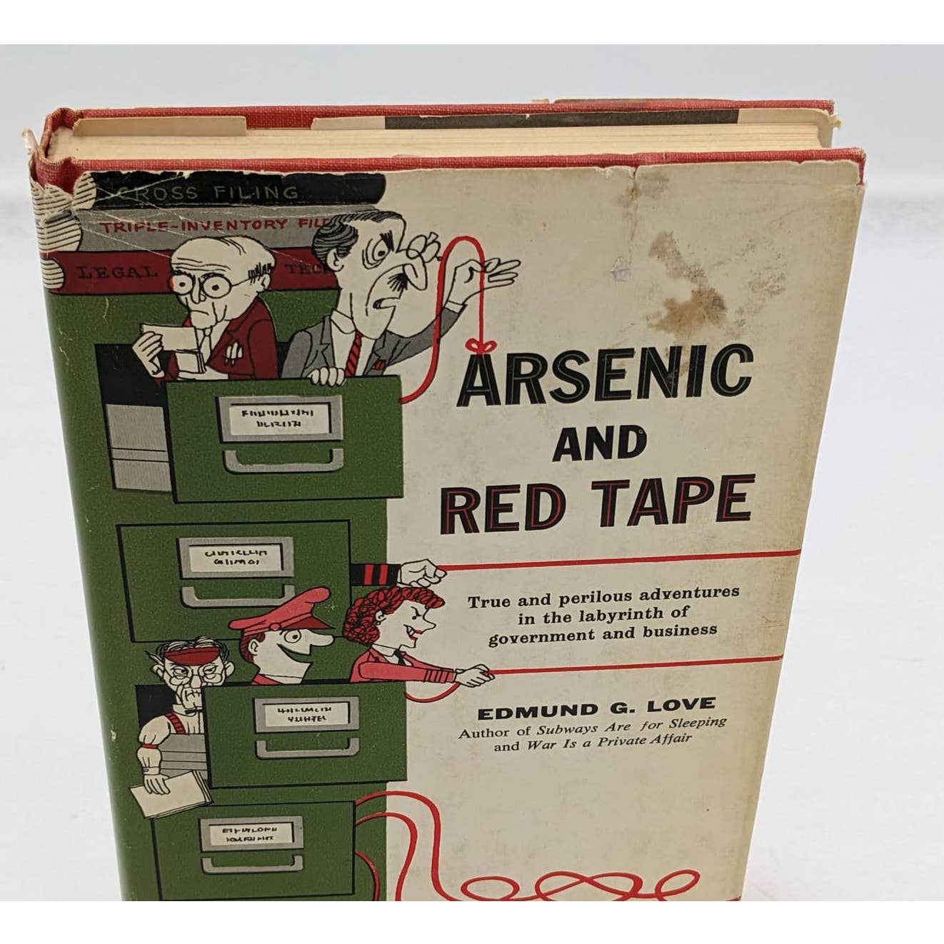 Arsenic And Red Tape By Edmund G. Love Vintage Mystery Novel 1960