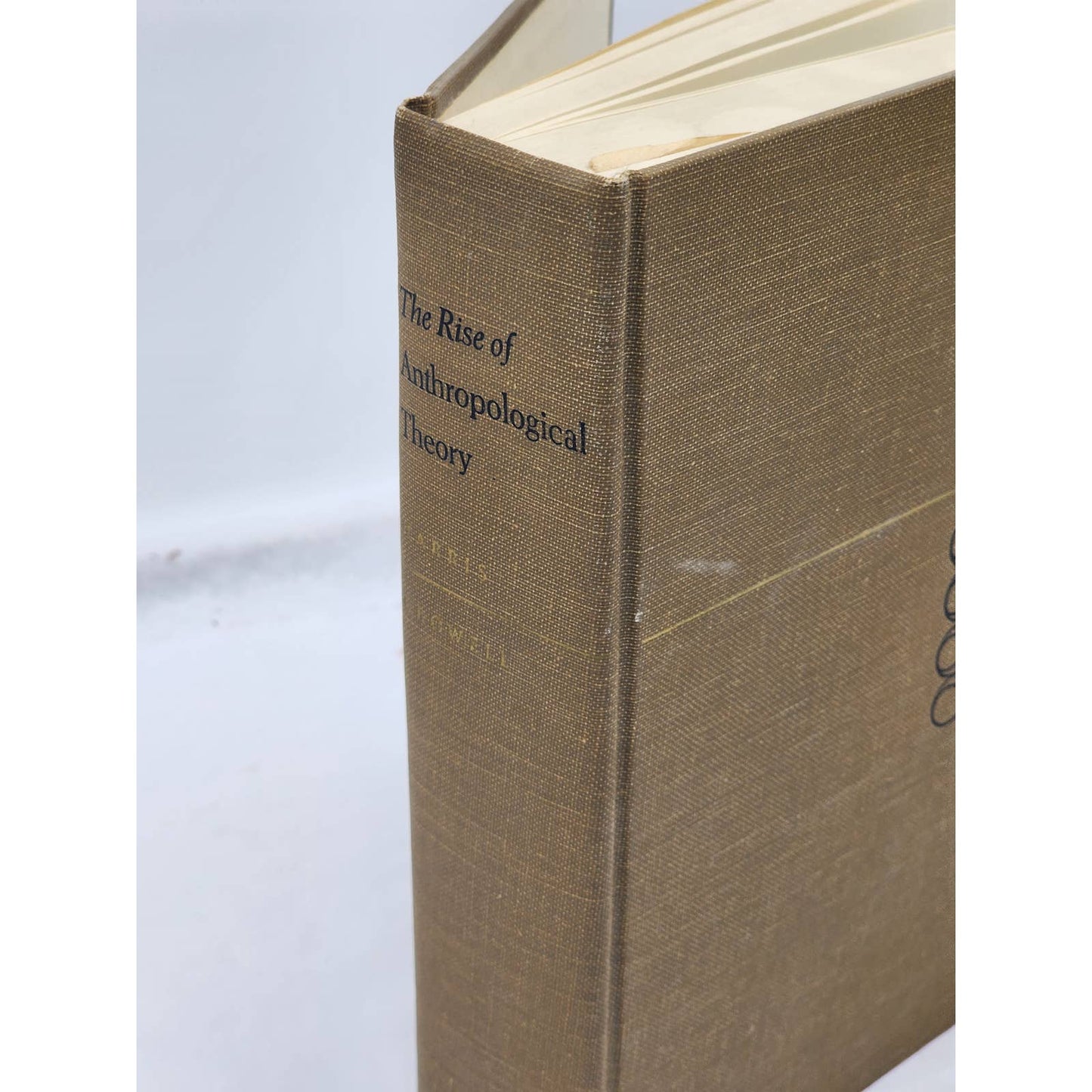 Rise Anthropological Theory History Theories Culture Marvin Harris Vintage 1968