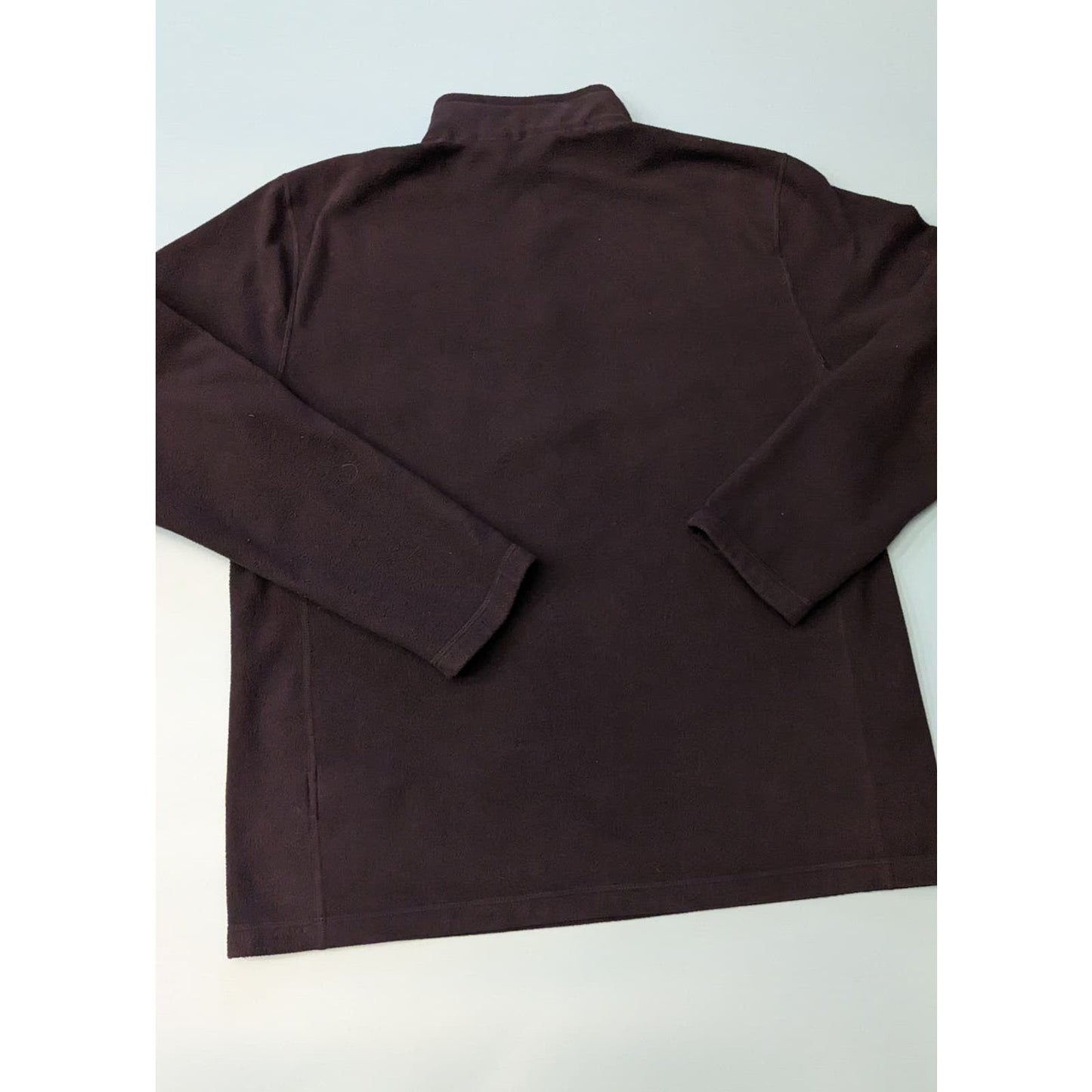 North Face Mens Fleece Sweatshirt Sz L Zip Up Pullover Soft Comfort Glacier Blue