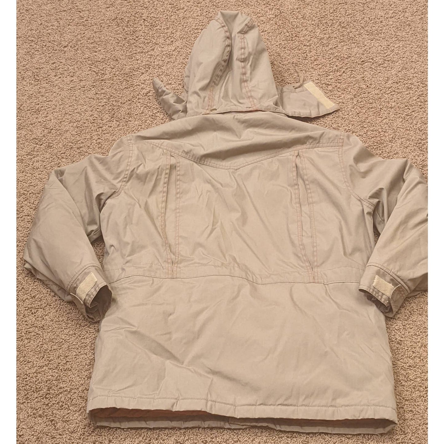 VTG Sears Fieldmaster Hooded Jacket Size Large Thinsulate Storm Shed Stormproof