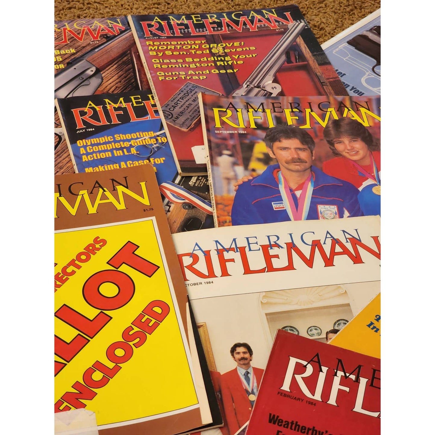 1984 The American Rifleman Magazine Lot 12 Vintage American History Hunting NRA