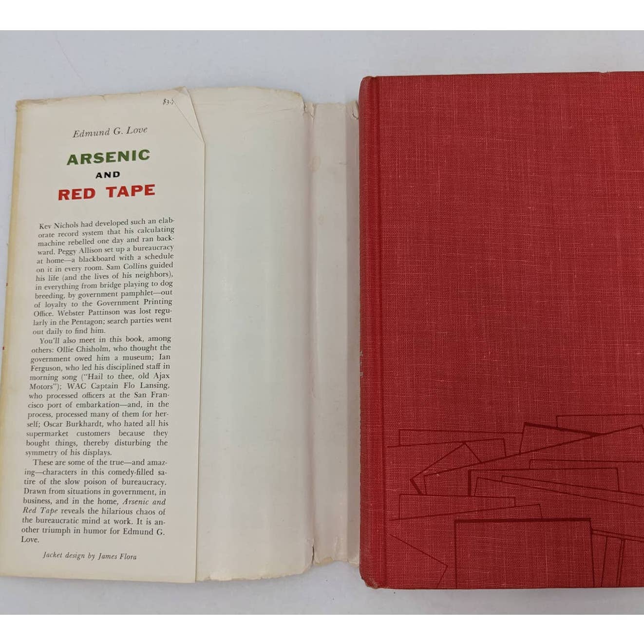 Arsenic And Red Tape By Edmund G. Love Vintage Mystery Novel 1960