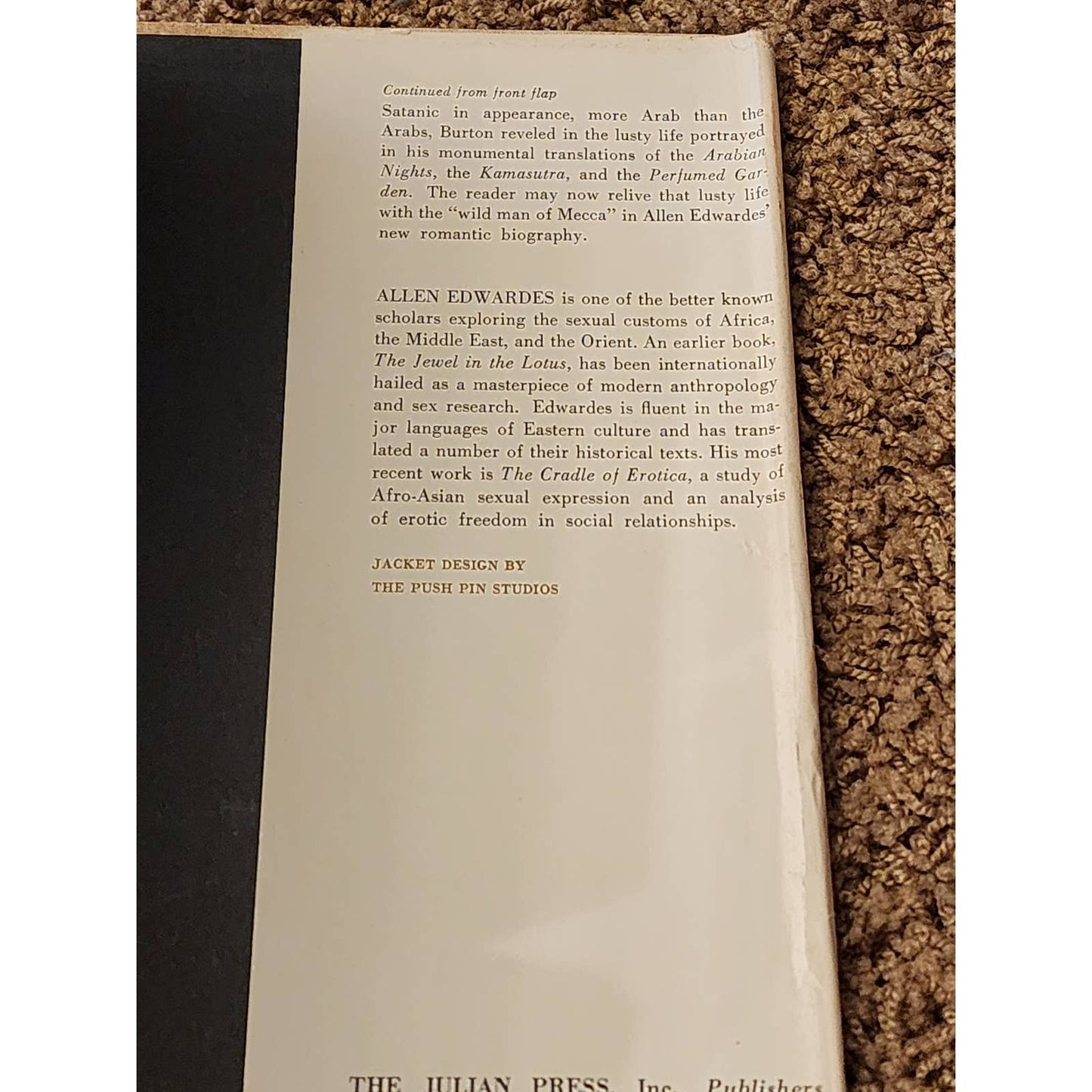 Death Rides A Camel Biography Sir Richard Burton By Allen Edwardes Vintage 1963