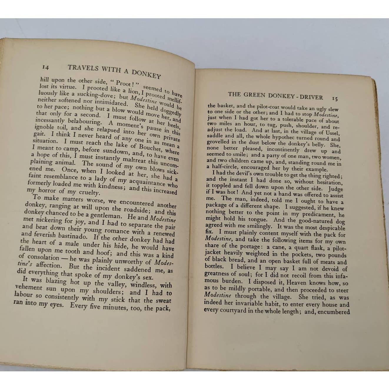 Travels With A Donkey In Cevennes Inland Voyage By Robert Louis Stevenson  1909