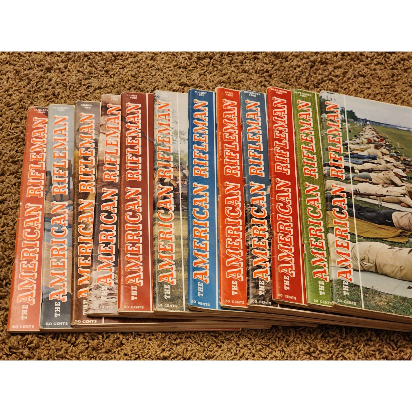 1965 The American Rifleman Magazine Lot 12 Vintage American History Hunting NRA