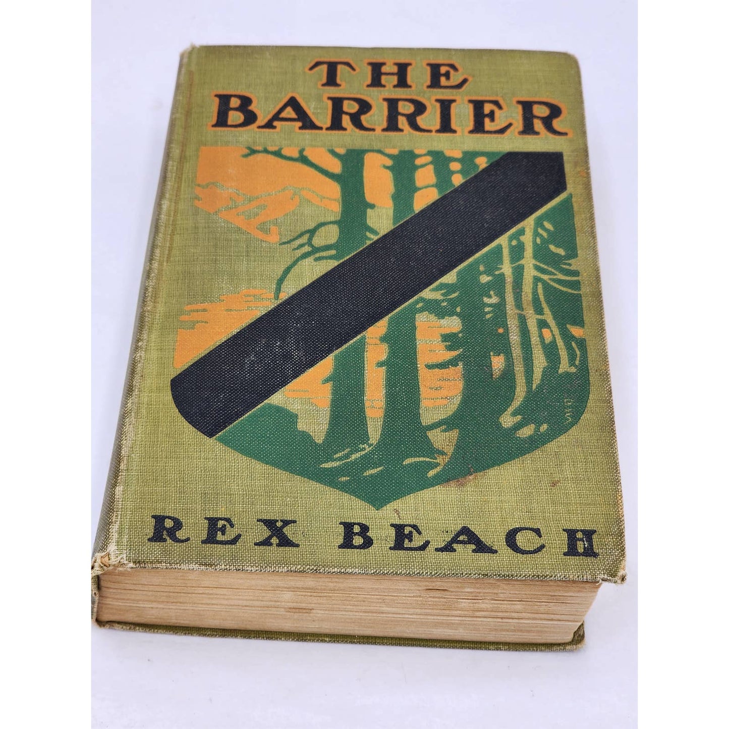 Barrier Rex Beach Flambeau Alaska Vintage Adventure Love Novel Antiquarian 1908