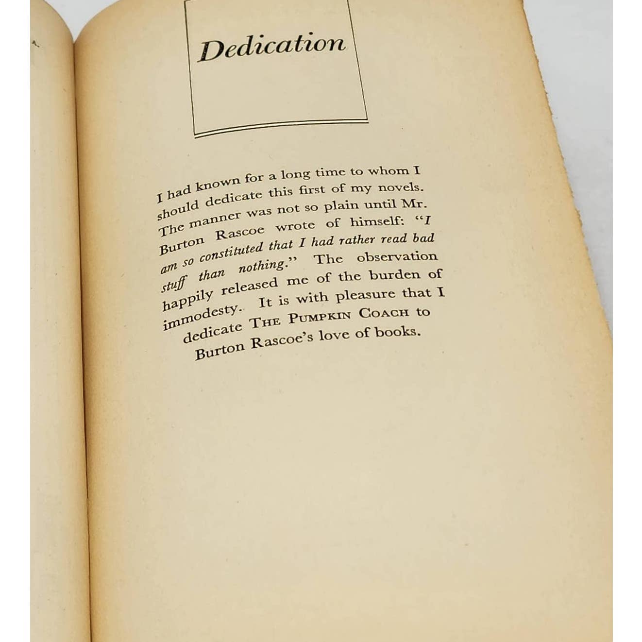 The Pumpkin Coach By Louis Paul First Edition Vintage Novel 1935