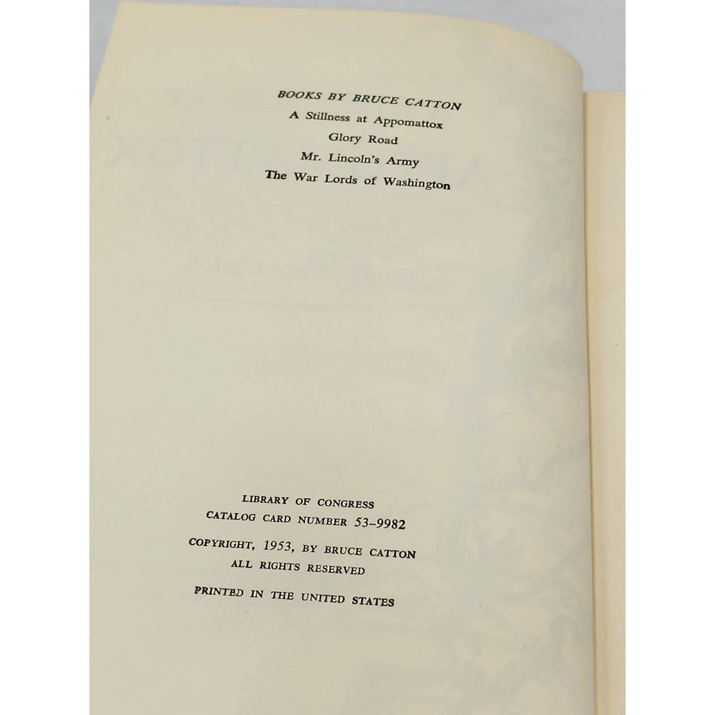 A Stillness At Appomattox By Bruce Catton Pulitzer Prize History Vintage 1957
