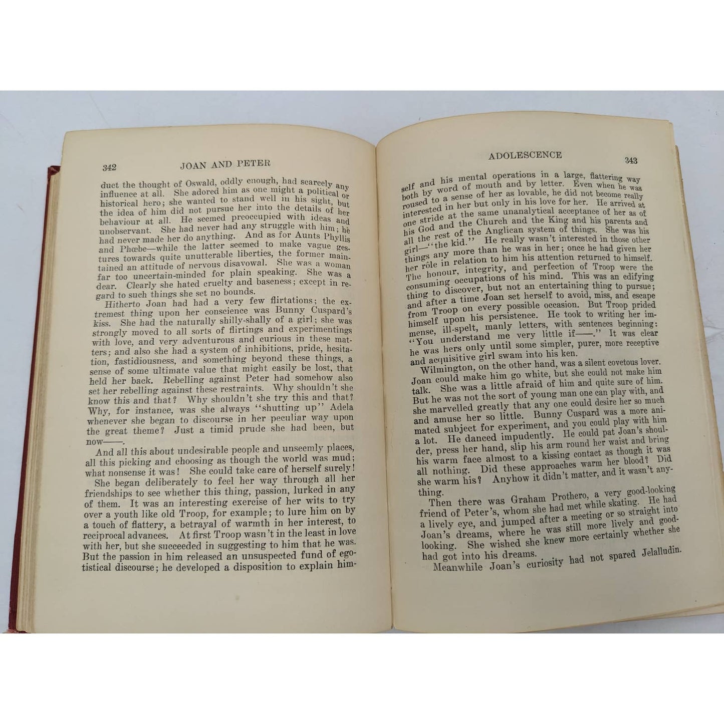 Joan And Peter The Story Of An Education By H.G. Wells Antiquarian Antique 1918